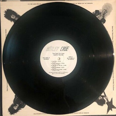 MOTLEY CRUE: Too Fast...Vinyl LP Leathür Story-Prices-Sales!