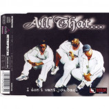 All That - I Don't Want You Back - CD Maxi Single