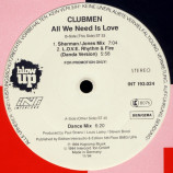 Clubmen - All We Need Is Love - 12