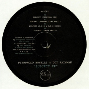 Pierpaolo Bonelli, Joy Rainman - Subject (12") - Vinyl - 12" 