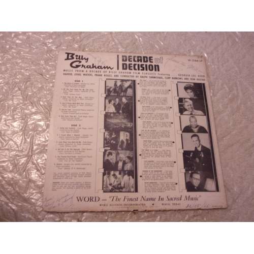 BILLY GRAHAM - DECADE OF DECISION - Vinyl - LP