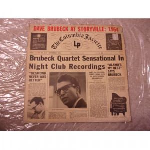 DAE BRUBECK QUARTET - DAVE BRUBECK AT STORYVILLE; 1954 - Vinyl - LP