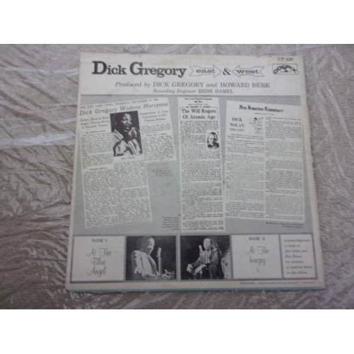 DICK GREGORY - EAST & WEST - Vinyl - LP
