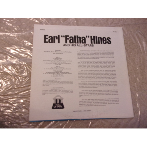 EARL HINES - EARL "FATHA" HINES AND HIS ALL-STARS - Vinyl - LP