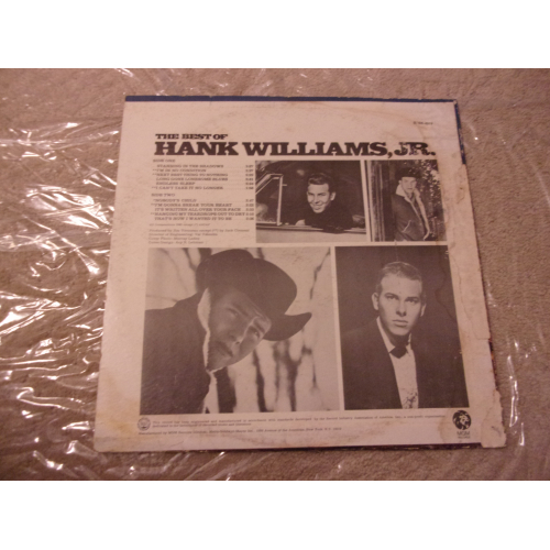HANK WILLIAMS JR - BEST OF HANK WILLIAMS JR - Vinyl - LP