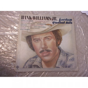HANK WILLIAMS JR - FOURTEEN GREATEST HITS - Vinyl - LP