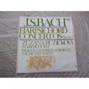 J.S. BACH & ZUZANA RUZICKOVA - HARPSICORD CONCERTOS NOS. 1 & 2 - Vinyl - LP