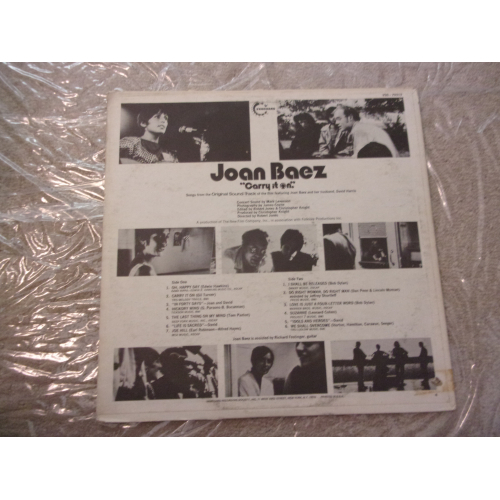 JOAN BAEZ - CARRY IT ON - Vinyl - LP