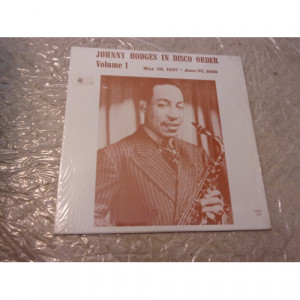 JOHNNY HODGES - JOHNNY HODGES IN DISCO ORDER   VOLUME 1 - Vinyl - LP
