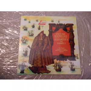 PURCELL CONSORT - ENGLISH MADRIGALS FROM THE COURTS OF ELIZABETH I AND JAMES I - Vinyl - LP