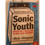 SONIC YOUTH - WASHING MACHINE TOUR HUGE MASSIVE CONCERT POSTER