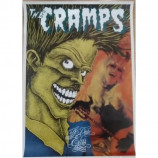 THE CRAMPS - A DATE WITH ELVIS Original Promotional Poster