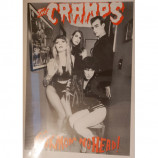 THE CRAMPS - LOOK MOM NO HEAD Orig. 1991 Promo Poster