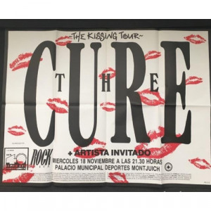 THE CURE - ORIGINAL THE CURE KISSING TOUR CONCERT POSTER - Books & Others - Poster