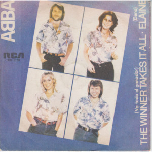 ABBA  - The Winner Takes It All / Elaine Bolivia 7" - Vinyl - 7"