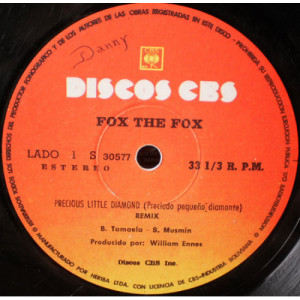 FOX THE FOX - Preciado Pequeño Diamante Remix  to Bolivia  - Vinyl - 7"