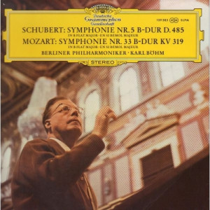Berliner Philharmoniker, Karl Bohm - Schubert: Symphonie Nr. 5, Mozart: Symphonie Nr. 33 - Vinyl - LP