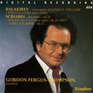 Gordon Fergus-Thompson - Balakirev & Scrabin - CD - Album