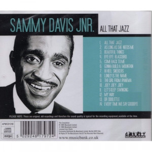 Sammy Davis Jnr. - All That Jazz - CD - Compilation