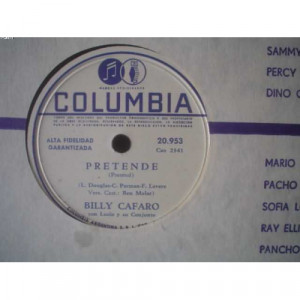 BILLY CAFARO - PRETENDE-AL CAER LA TARDE - 78 - Vinyl - 78