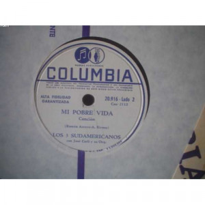 LOS 3 SUDAMERICANOS - MI POBRE VIDA-NUEVA FLOR - 78 - Vinyl - 78
