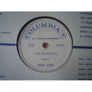 LOS TEEN TOPS - ROCK NENA LINDA-PRESUMIDA - 78 - Vinyl - 78