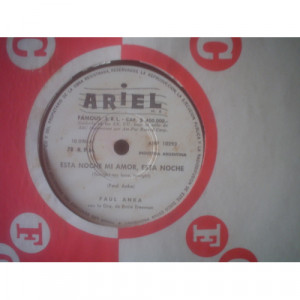 PAUL ANKA - TONIGHT MY LOVE-THE TRAIN OF L - 78 - Vinyl - 78