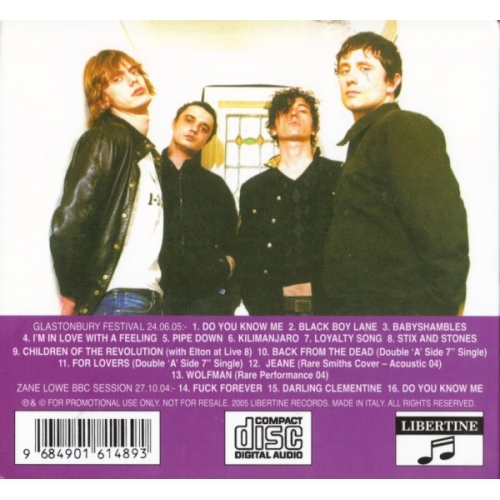 Babyshambles - Glastonbury 05 - CD - Digipack