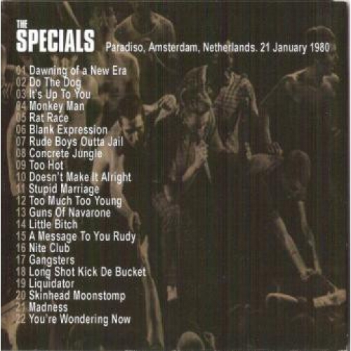 The Specials - Paradiso, Amsterdam, 1980 - CD - Slipcase