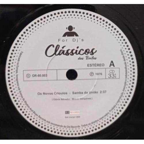 Novos Crioulos - Samba da União - Vinyl - 7"