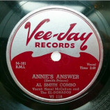 Al Smith Combo, vocal Hazel McCollum - Annie's Answer / Living With Vivian