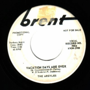 Argyles - It Takes Time / Vacation Days Are Over - 45 - Vinyl - 45''