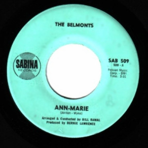 Belmonts - Ann-marie / Ac-cent-tchu-ate The Positive - 45 - Vinyl - 45''