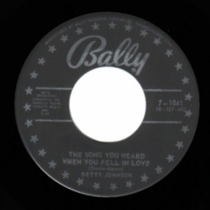 Betty Johnson - I'm Beginning To Wonder / Song You Heard When We Fell In Love - 45 - Vinyl - 45''