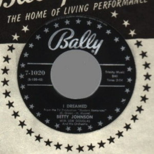 Betty Johnson - If It's Wrong To Love You / I Dreamed - 45 - Vinyl - 45''