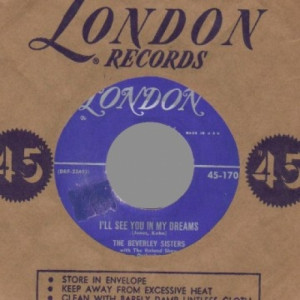 Beverly Sisters - Greensleeves / Il'l See You In My Dreams - 45 - Vinyl - 45''