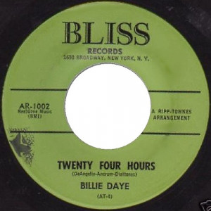 Billie Daye - Twenty Four Hours / When A Girl Gives Her Heart To A Boy - 7 - Vinyl - 7"