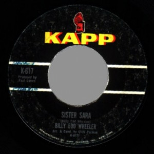Billy Edd Wheeler - Ode To The Little Brown Shack Out Back / Sister Sara - 45 - Vinyl - 45''
