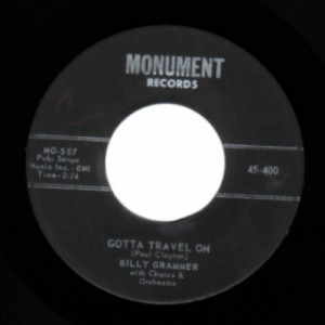 Billy Grammer - Gotta Travel On / Chasing A Dream - 45 - Vinyl - 45''