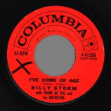 Billy Storm - I've Come Of Age / This Is Always - 45