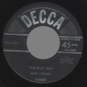 Bing Crosby - Galway Bay / My Girl An Irish Girl - 45 - Vinyl - 45''