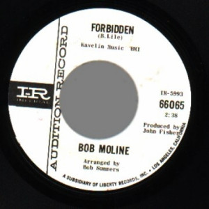 Bob Moline - Forbidden / If I Were An Artist - 45 - Vinyl - 45''