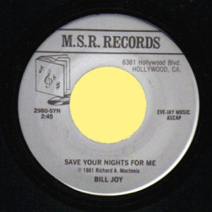 Bobbi Blake / Billy Joy - Merry Christmas / Save Your Nights For Me - 45 - Vinyl - 45''