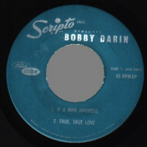 Bobby Darin - If A Man Answers / True True Love / Sermon Of Samson / All By Myself - EP - Vinyl - EP