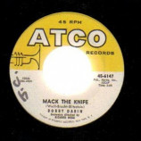 Bobby Darin - Mack The Knife / Was There A Call For Me - 45