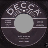 Bobby Helms - Miss Memory / New River Train - 7