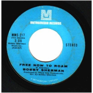 Bobby Sherman - The Drum / Free Now To Roam - 45 - Vinyl - 45''