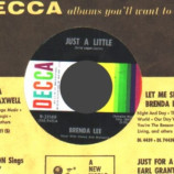 Brenda Lee - I Want To Be Wanted / Just A Little - 45