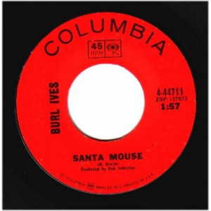 Burl Ives - Oh What A Lucky Boy Am I / Santa Mouse - 45 - Vinyl - 45''