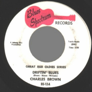 Charles Brown - Driftin' Blues / Black Night - 45 - Vinyl - 45''